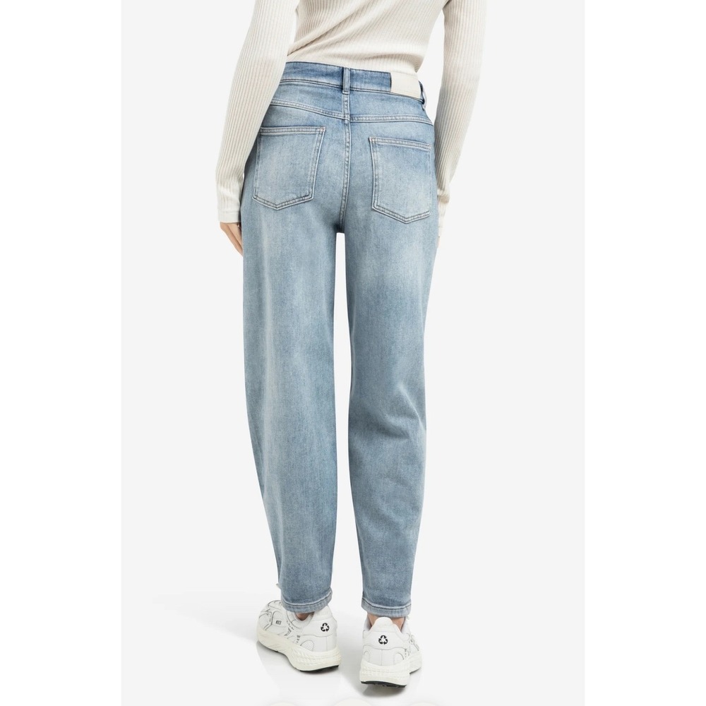YAYA Denim Studio NL92 High Waist Jeans Lose Fit Light Wash Acid Womens Classic - Picture 4 of 16